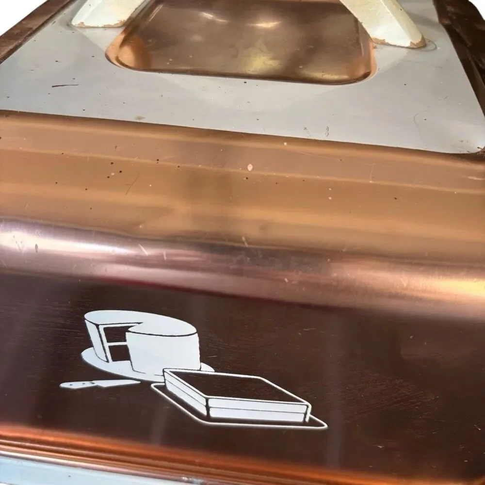 Mirro Copper Finish Aluminum Square Interlocking Cake Cover